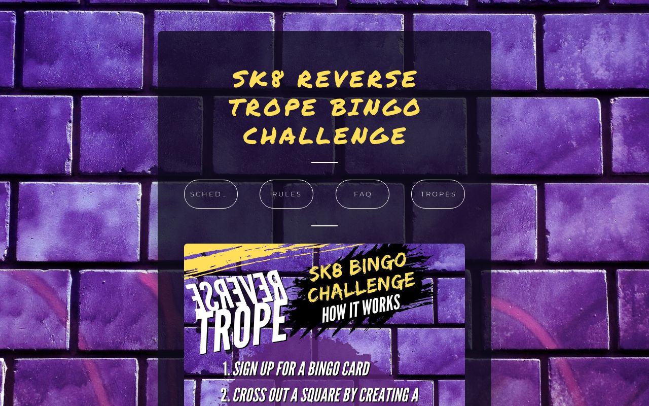 Sk8 bingo challenge